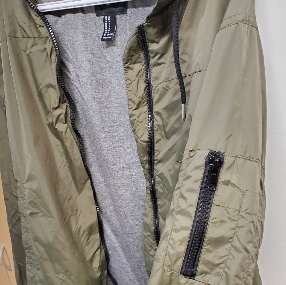 Forever 21 Olive Green Windbreaker